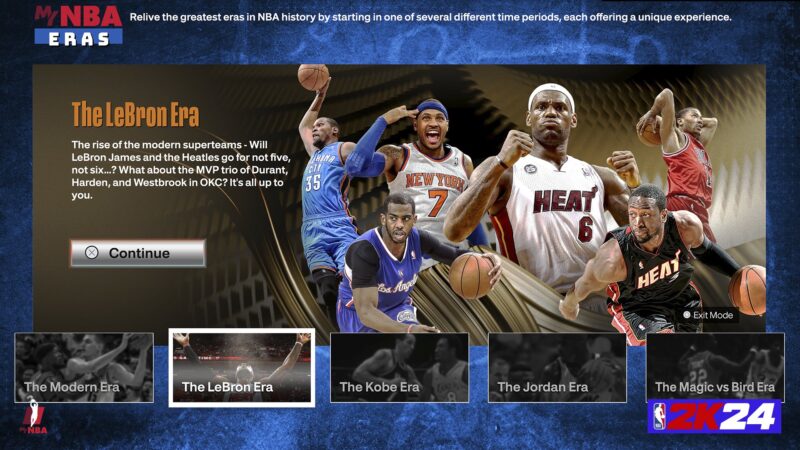 NBA 2K24 To feature Brand New Game Mode: The LeBron Era